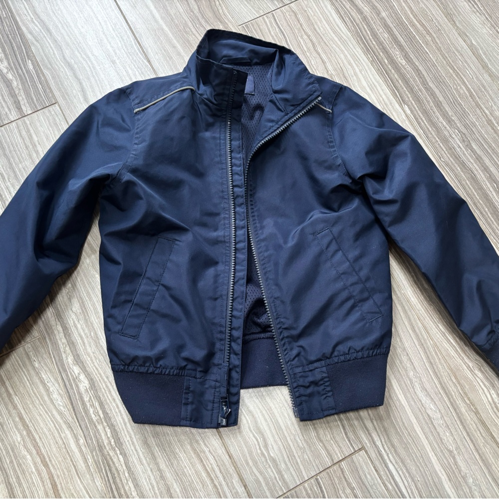The Children's Place Navy Windbreaker Bomber Jacket